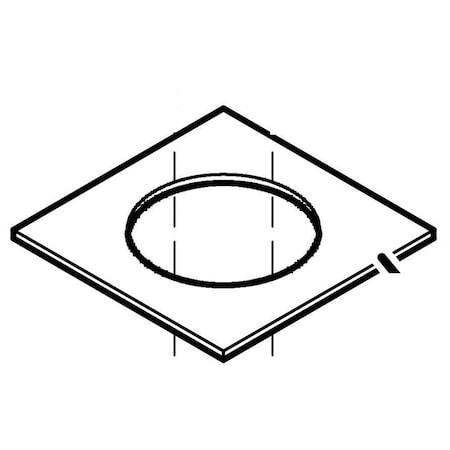 Pfister Bathroom Parts, Endbody Flange 950-1210